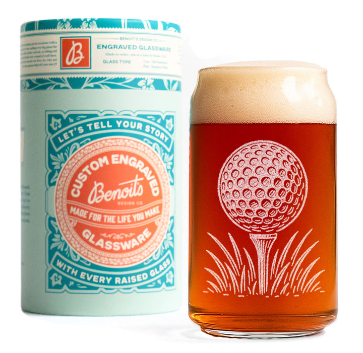 Golf Ball &amp; Tee  Glasses