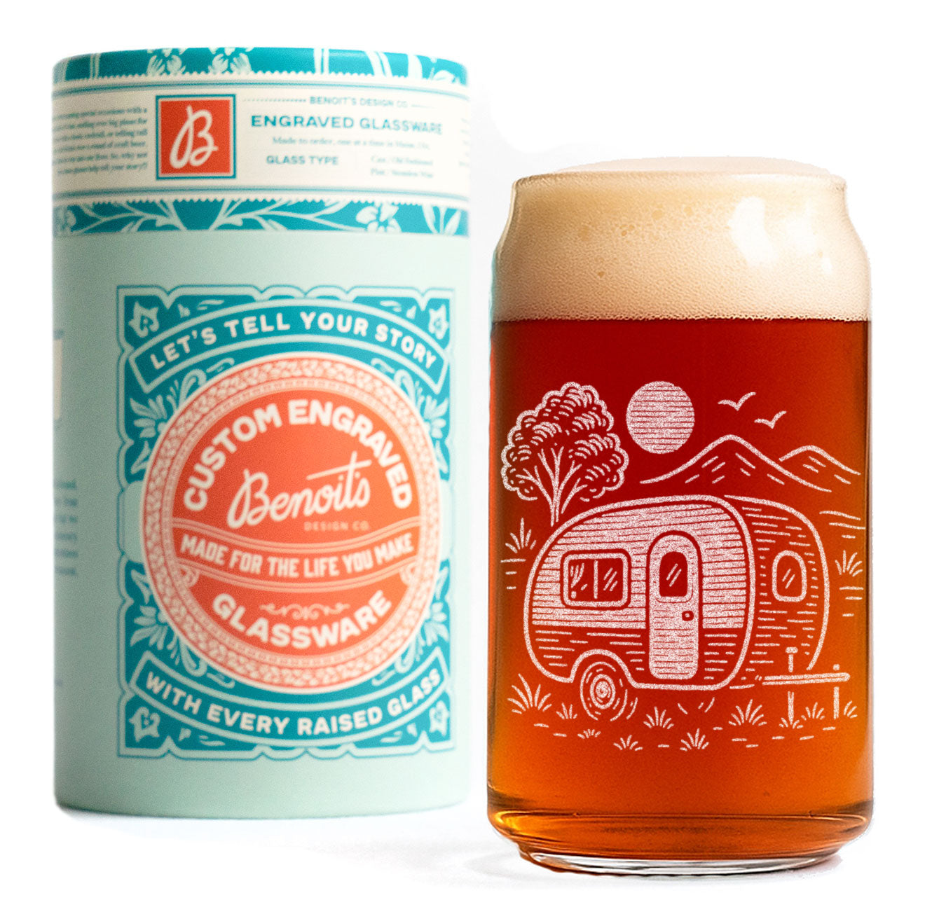 Vintage Camper Glasses