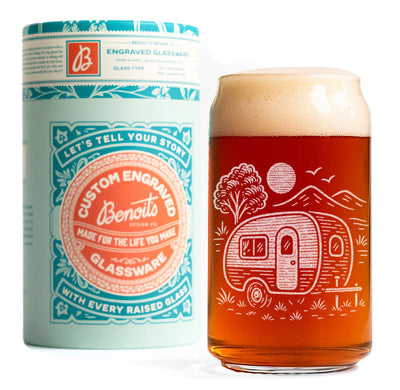 Vintage Camper Glasses