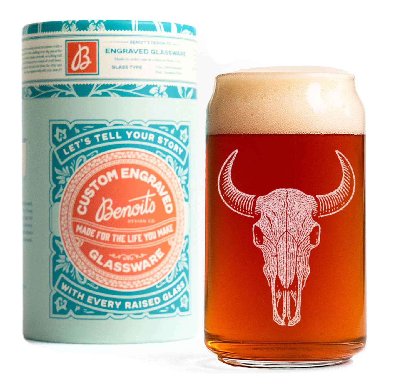 Cattle Skull Glasses