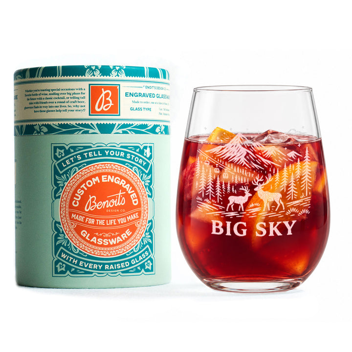 Big Sky Montana Glasses