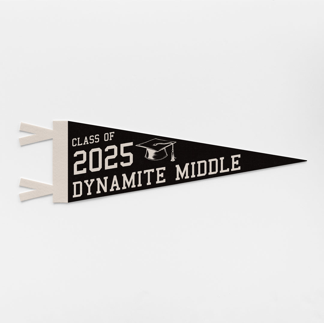 Custom Class of Gift Felt Pennant