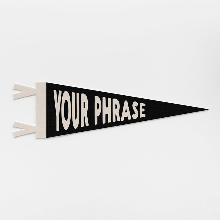 Custom Fun Name Sign Felt Pennant
