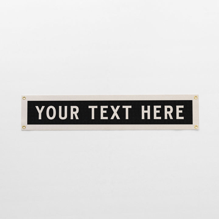 Custom 8x40" Name  Felt Banner