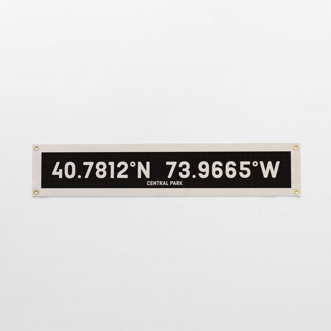 Custom Coordinate Felt Banner