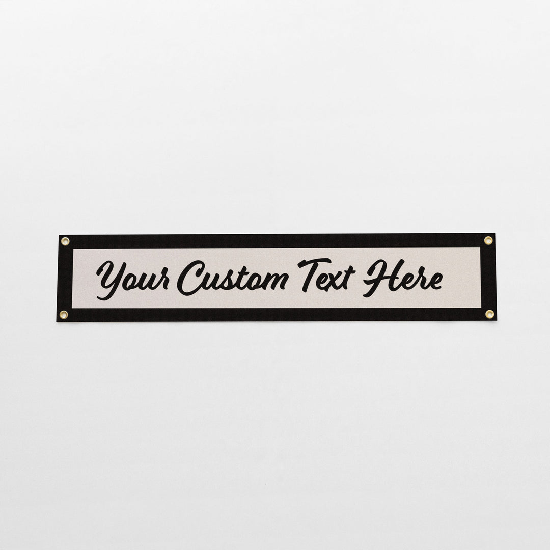 Custom Cursive Name Felt Banner