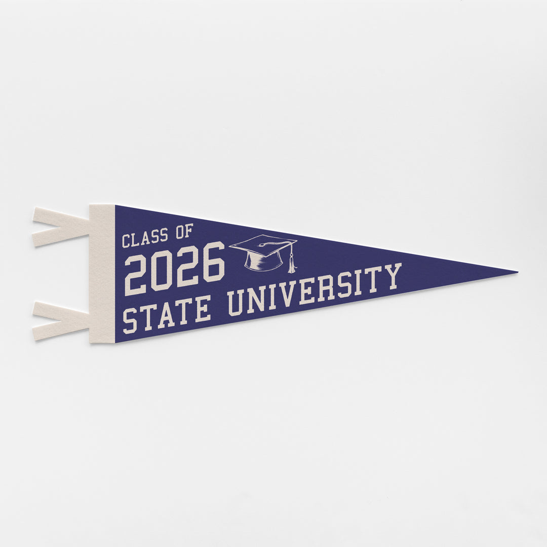 Custom Class of Gift Felt Pennant