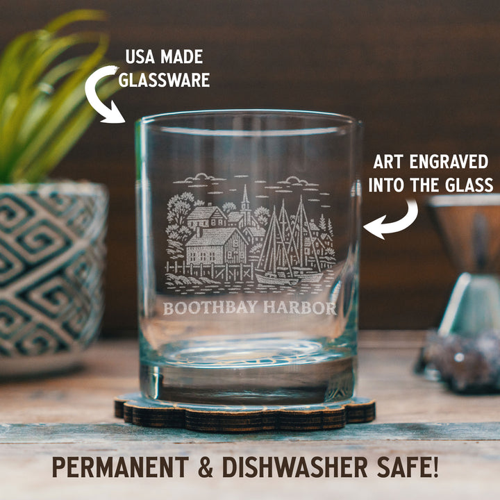 Boothbay Harbor Maine Glasses