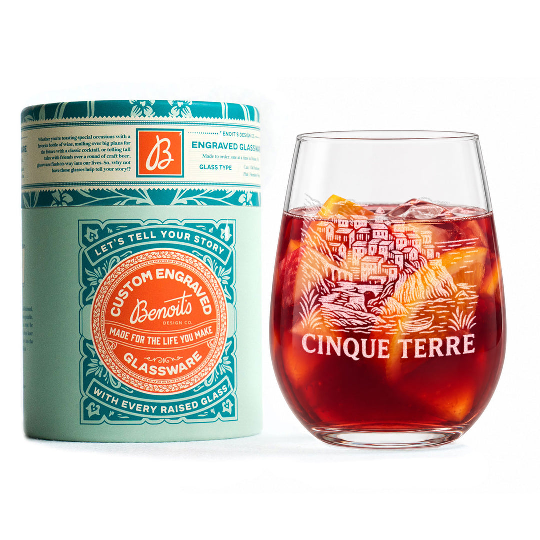 Cinque Terre Italy Glasses