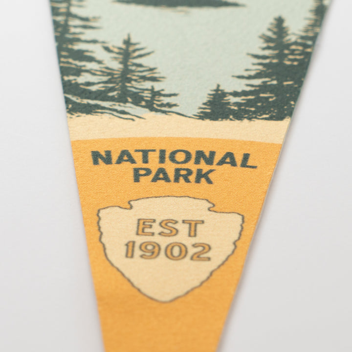 Crater Lake National Park Felt Pennant