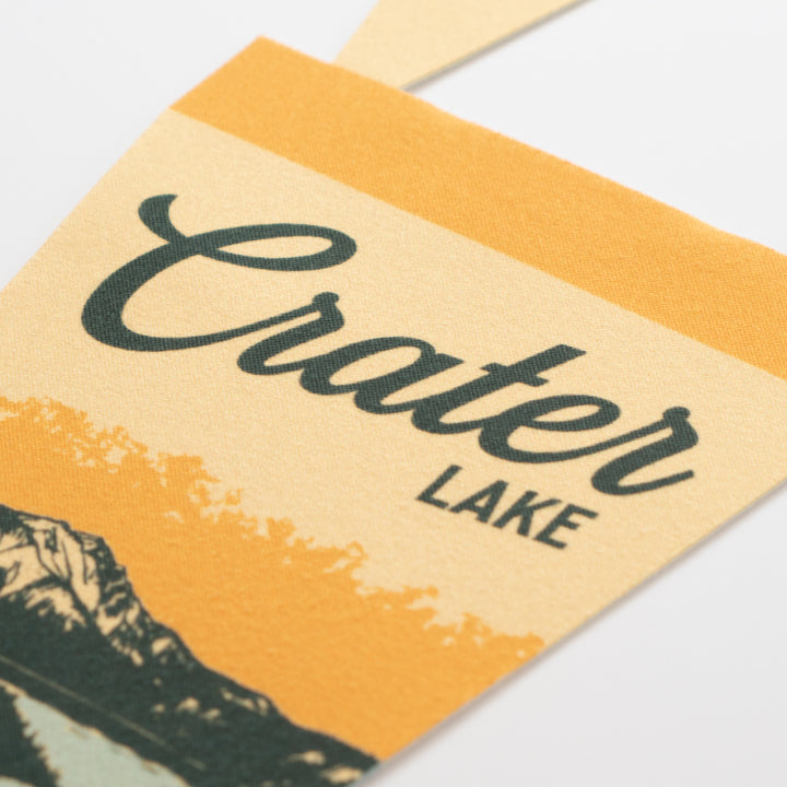 Crater Lake National Park Felt Pennant