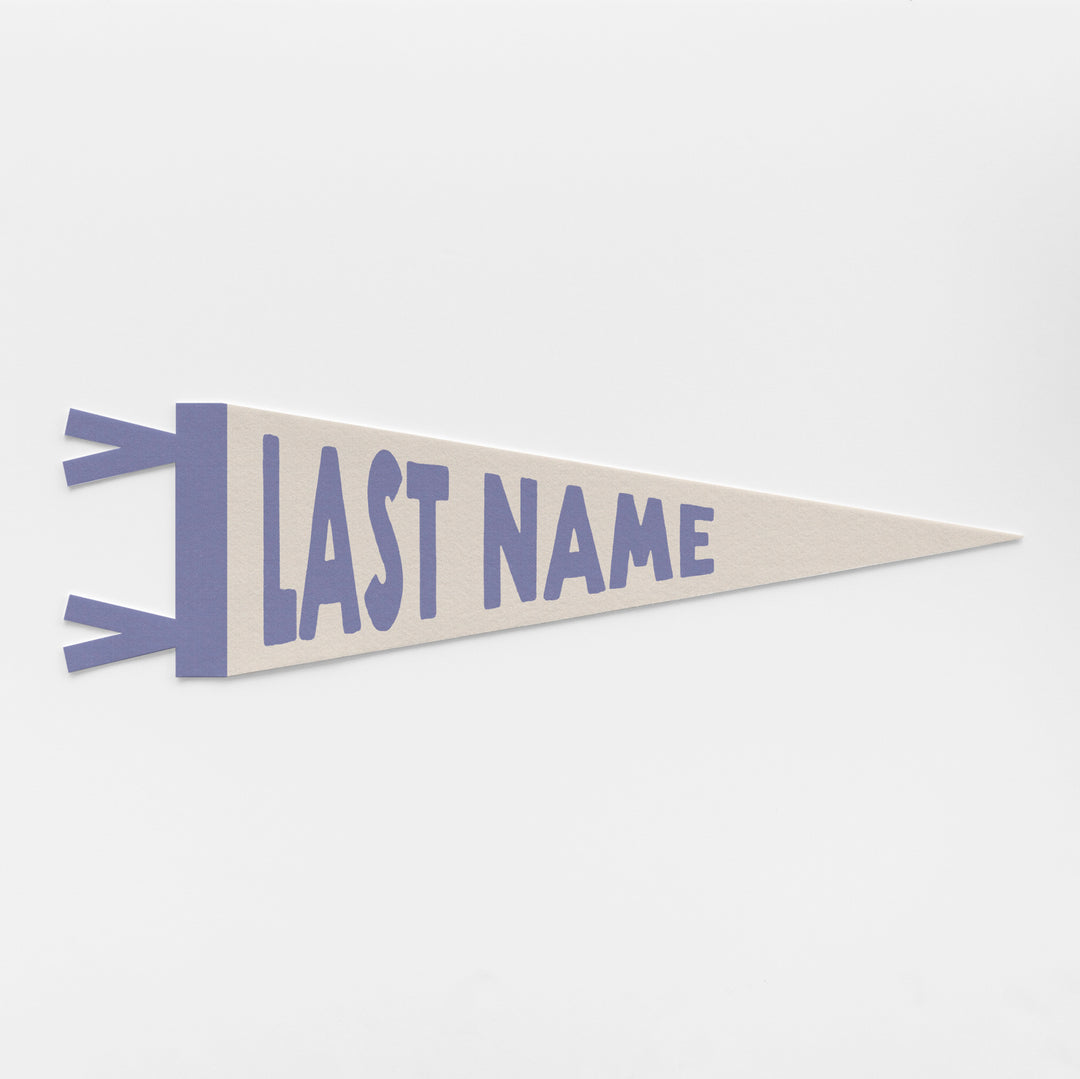Custom Fun Name Sign Felt Pennant