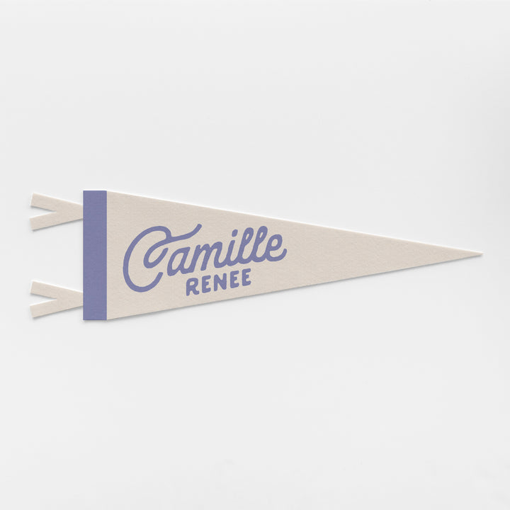 Custom Heritage Name Felt Pennant