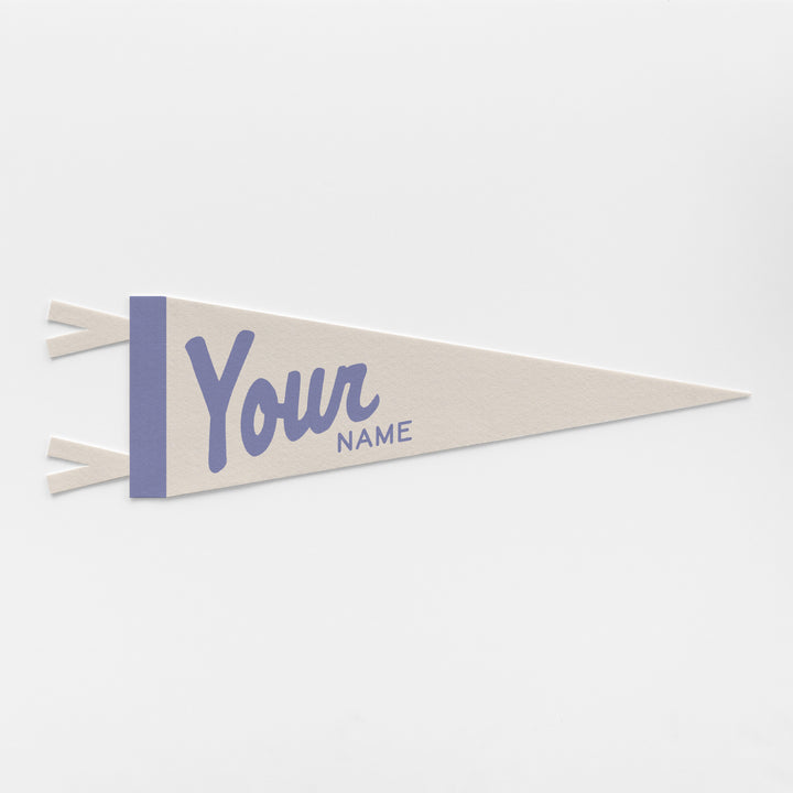 Custom Outdoorsy Felt Pennant