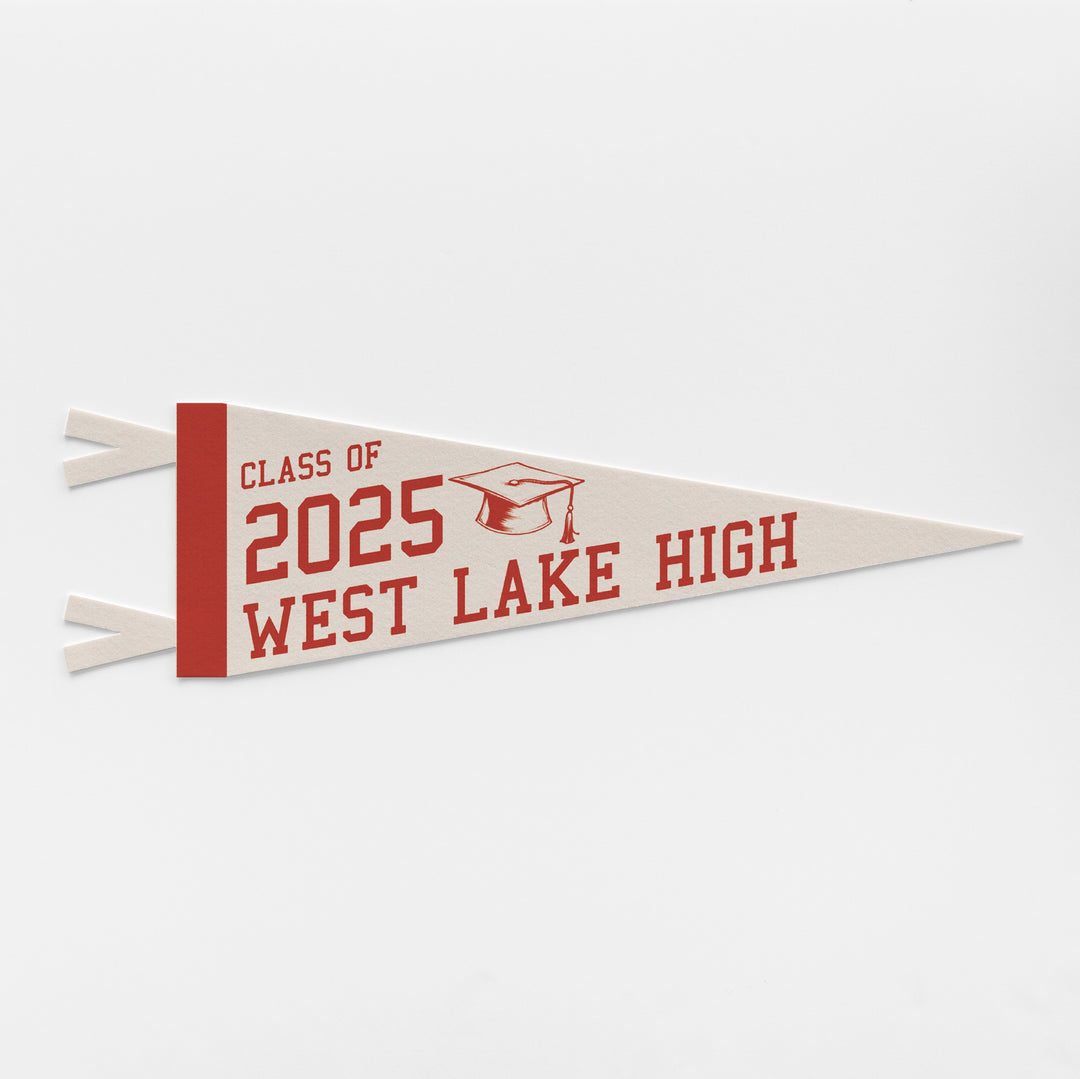 Custom Class of Gift Felt Pennant