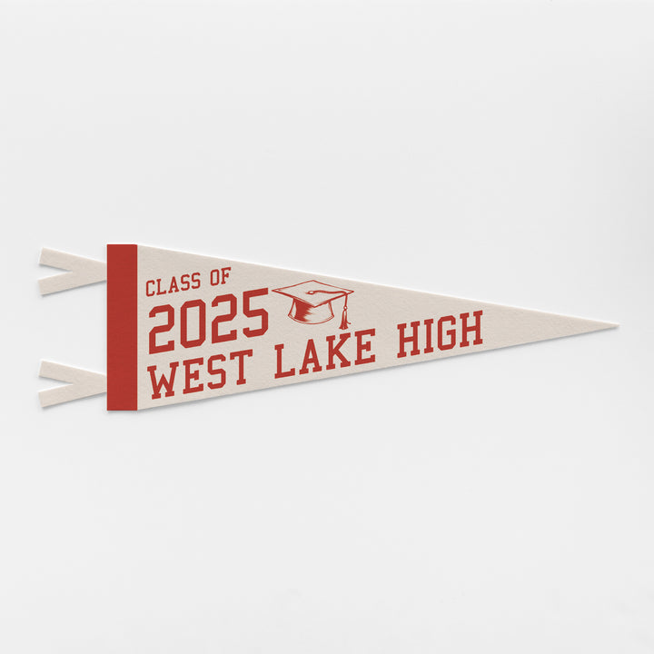 Custom Class of Gift Felt Pennant