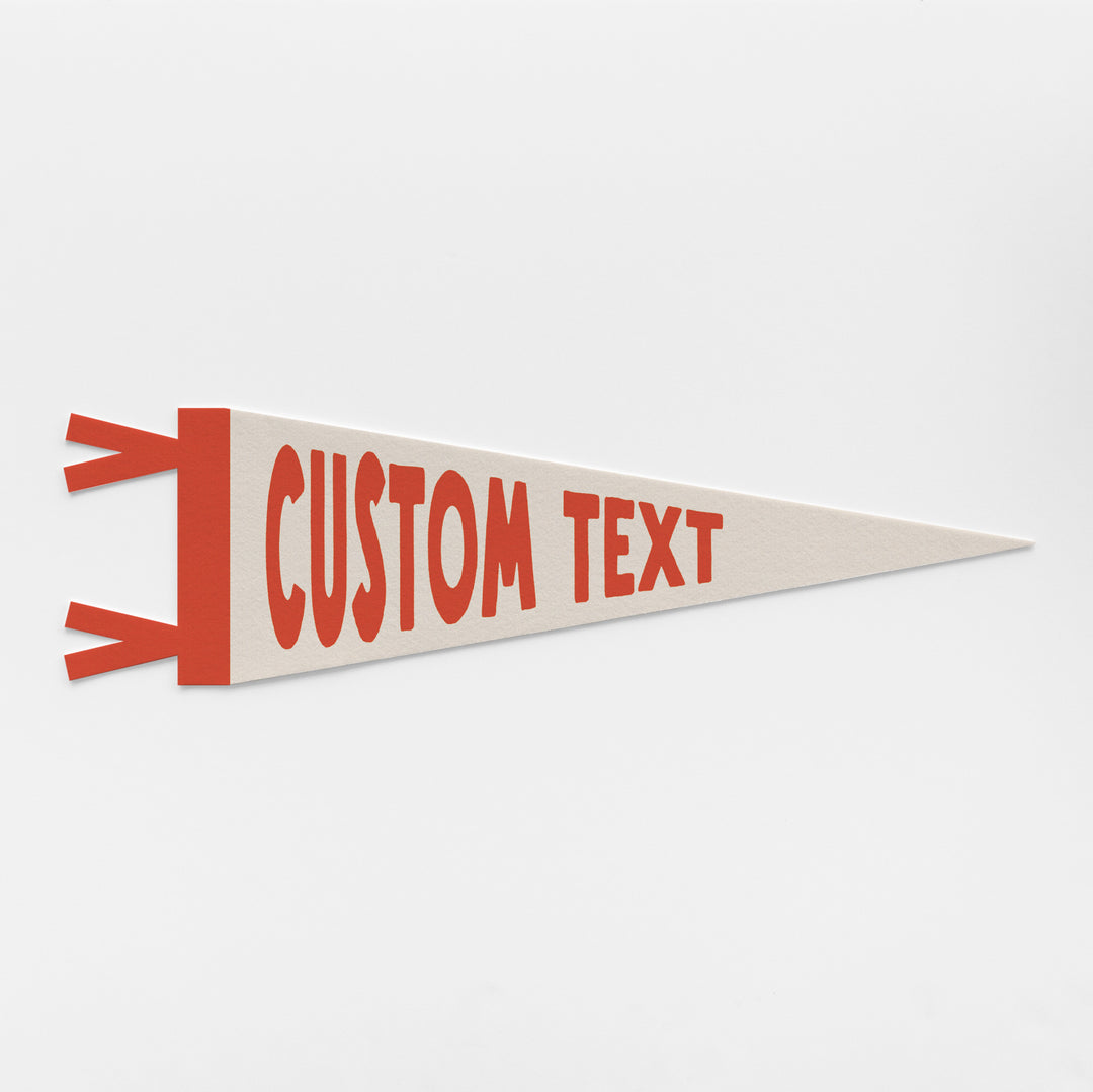 Custom Fun Name Sign Felt Pennant