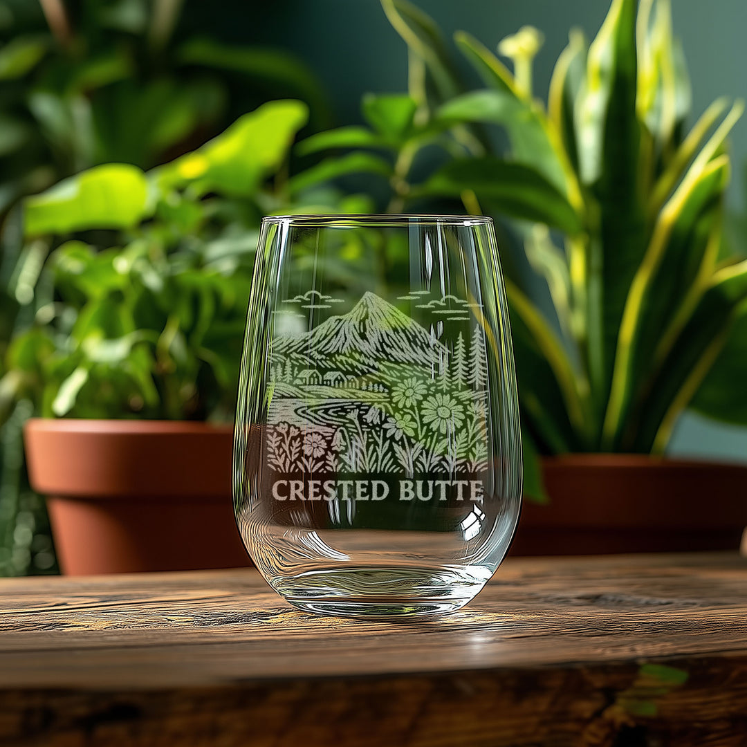Crested Butte Colorado Glasses