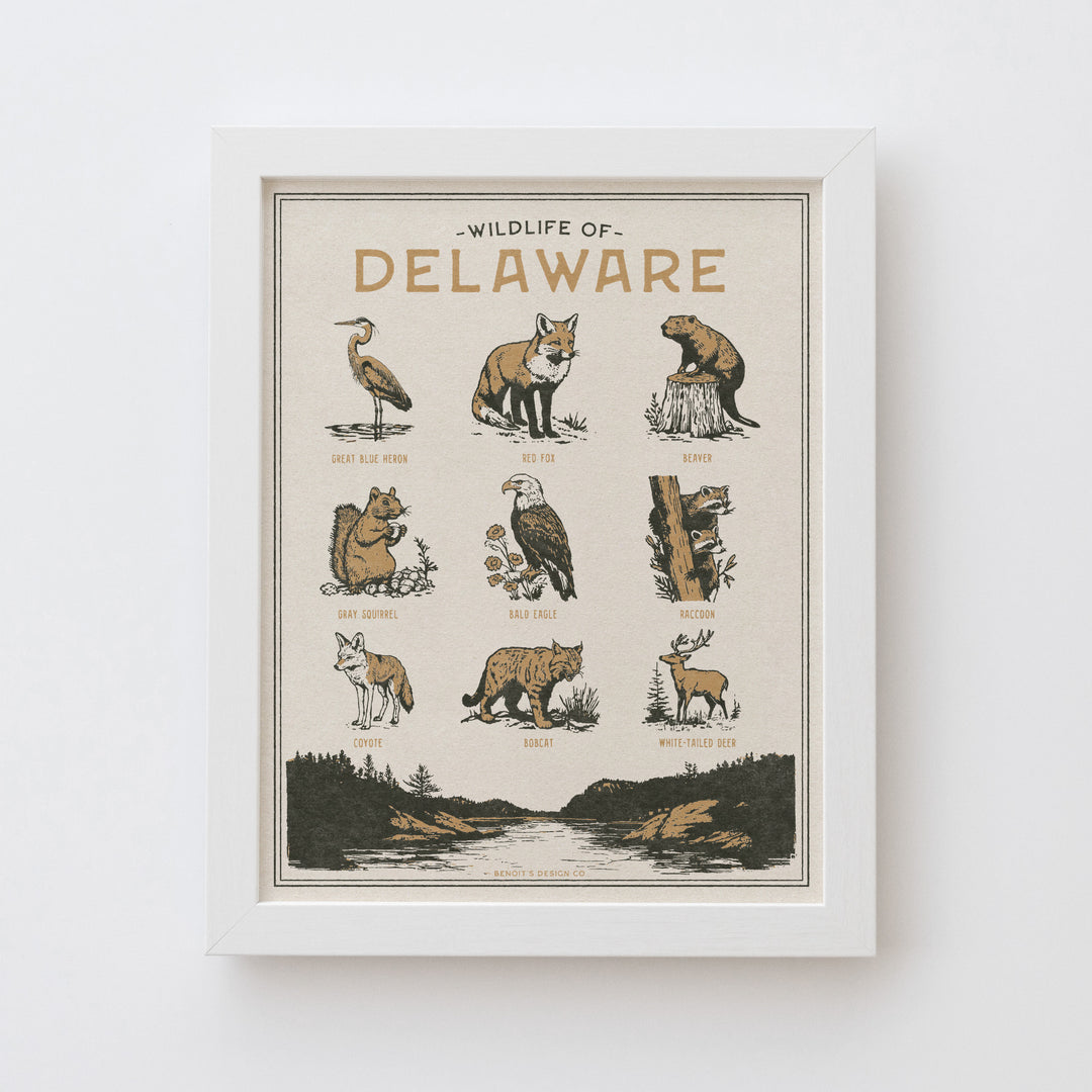 Delaware Wildlife Print