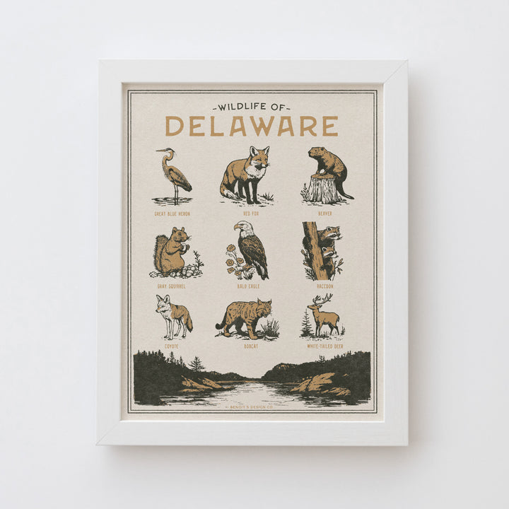 Delaware Wildlife Print