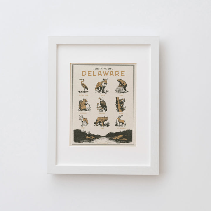 Delaware Wildlife Print