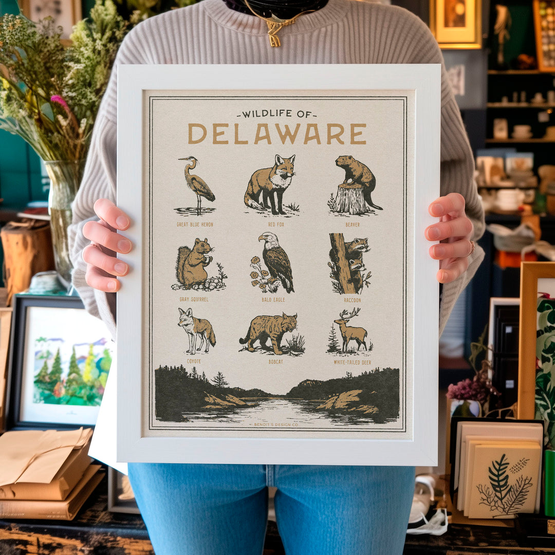 Delaware Wildlife Print