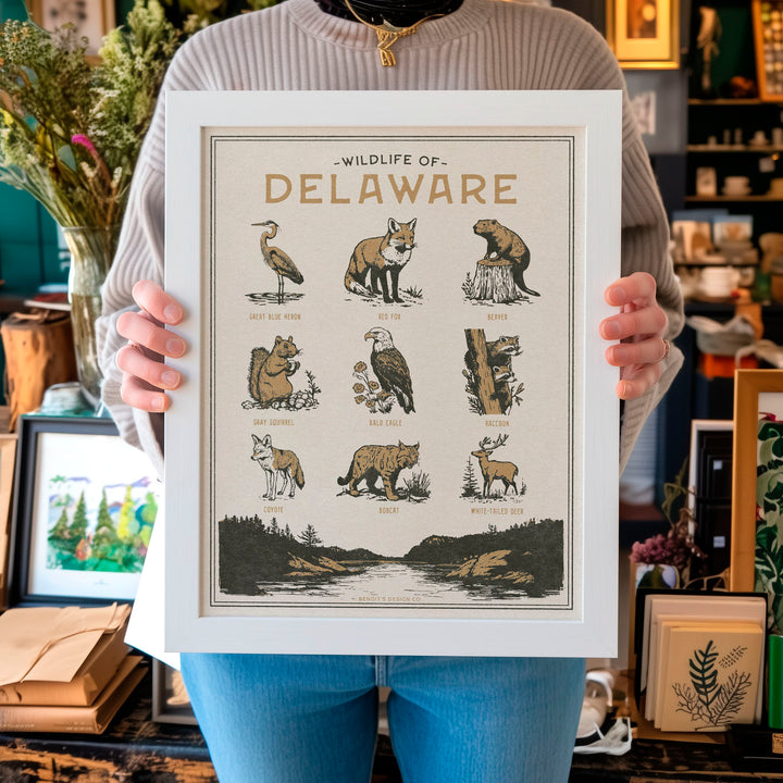 Delaware Wildlife Print