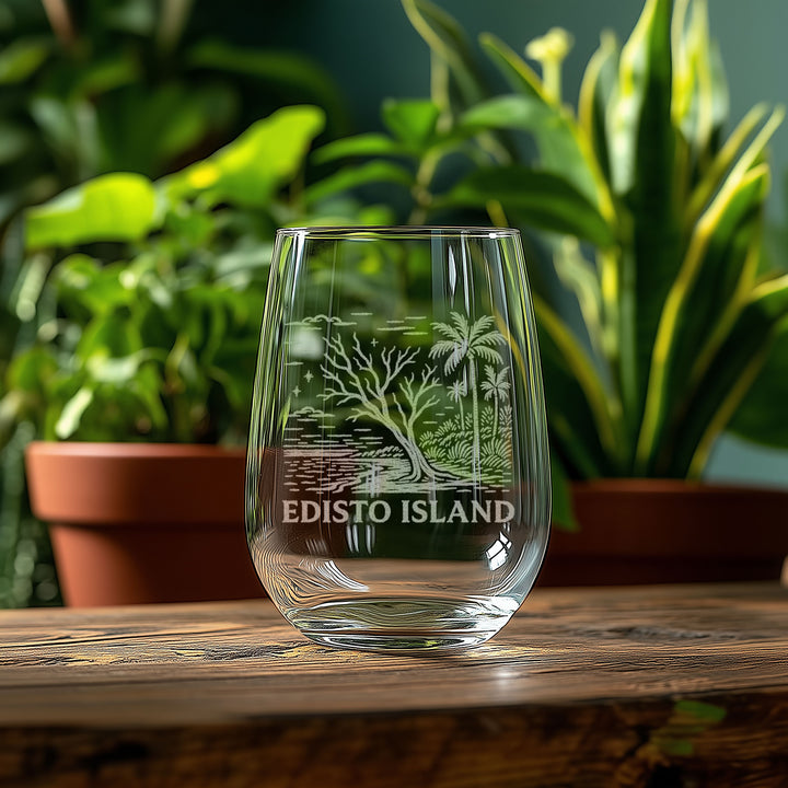 Edisto Island South Carolina Glasses