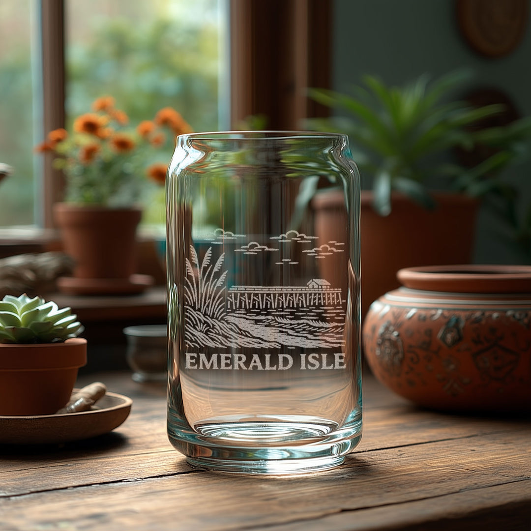 Emerald Isle North Carolina Glasses