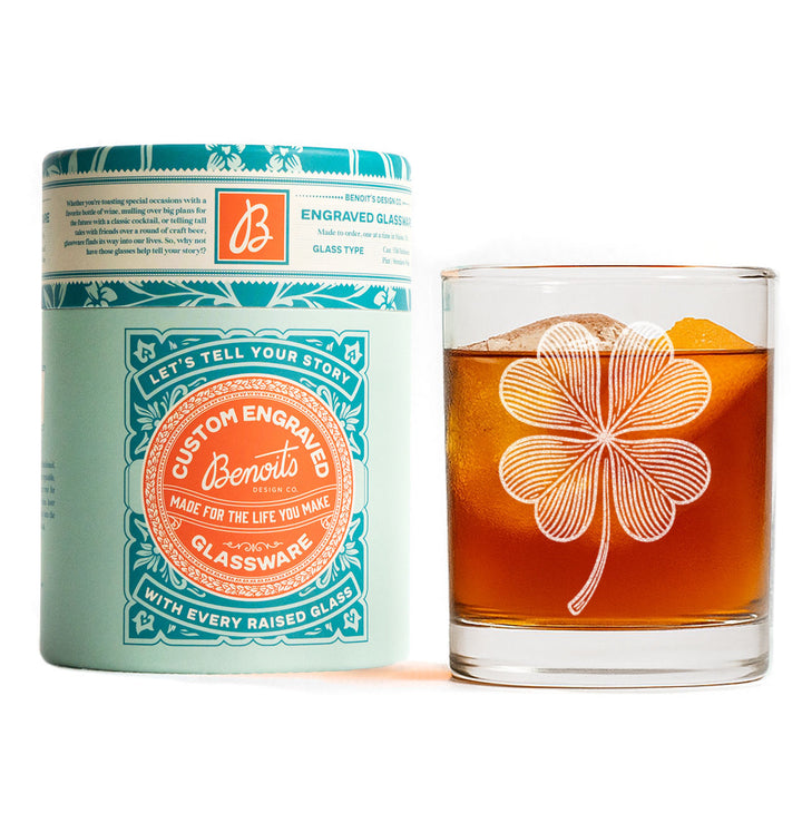 Four Leaf Clover Glasses