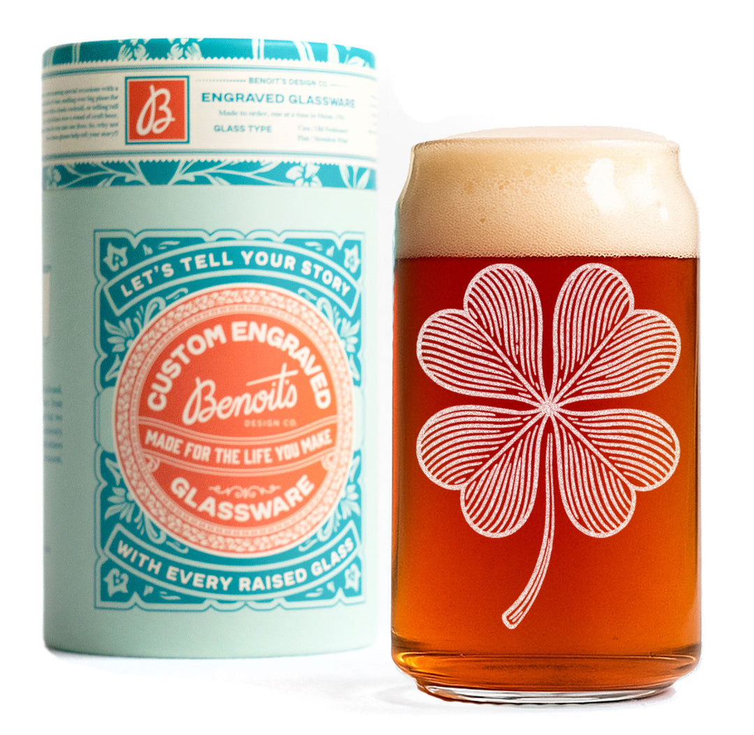 Four Leaf Clover Glasses