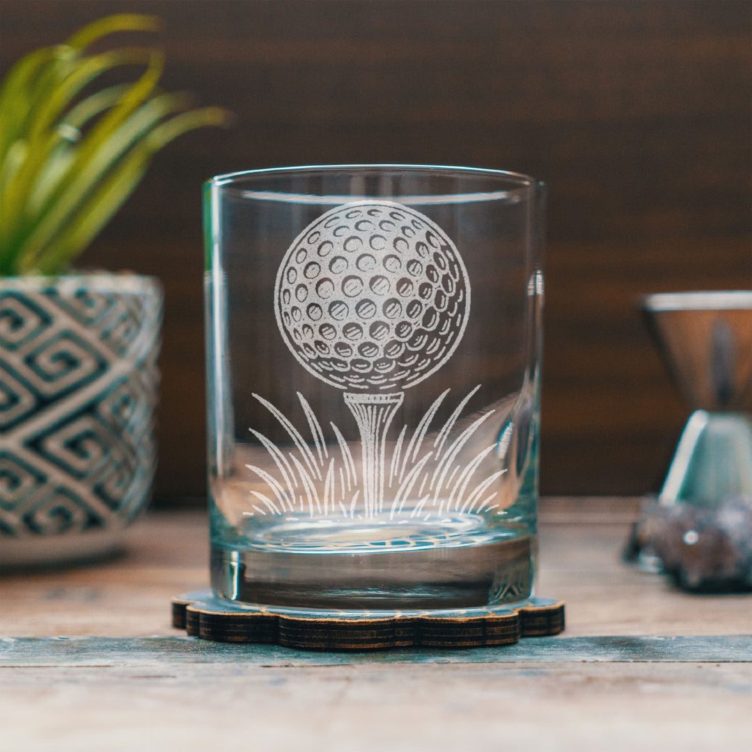 Golf Ball &amp; Tee  Glasses