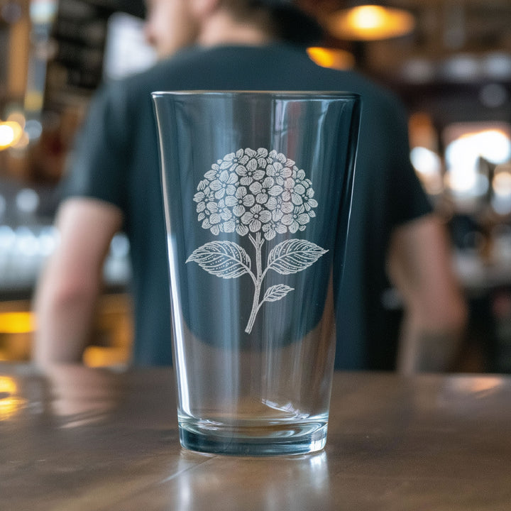 Hydrangea Glasses