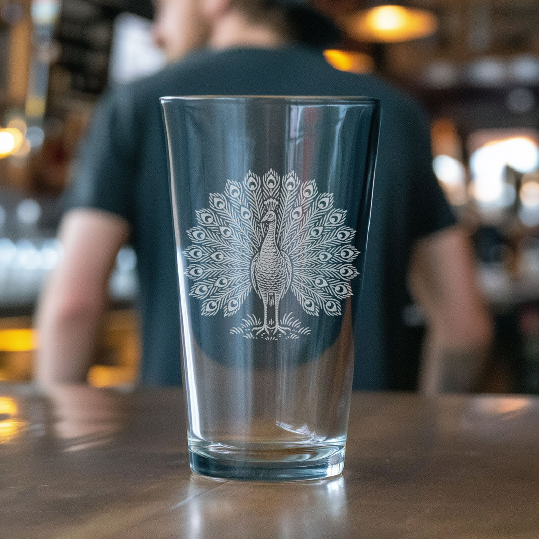 Peacock Glasses