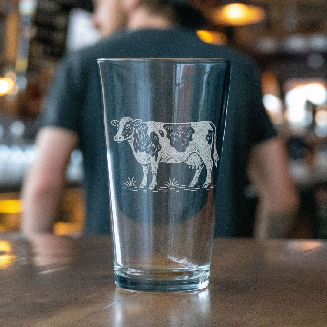 Dairy Cow Glasses