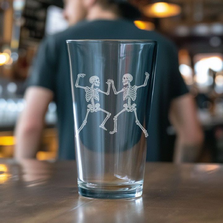 Dancing Skeletons Glasses