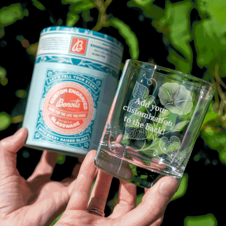 Morning Glory Vine Glasses