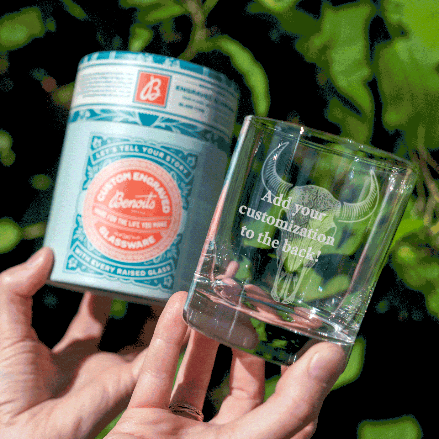 Cattle Skull Glasses