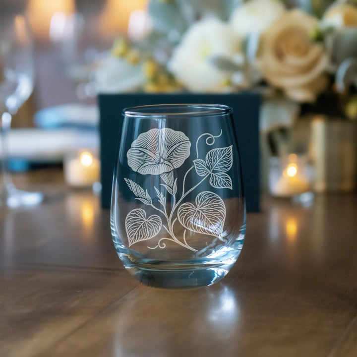 Morning Glory Vine Glasses
