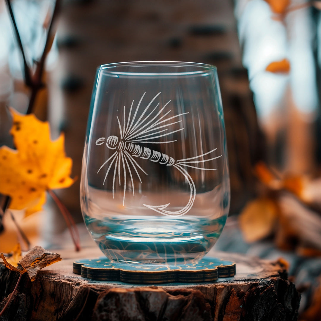Fly Fishing Flies Glasses Set