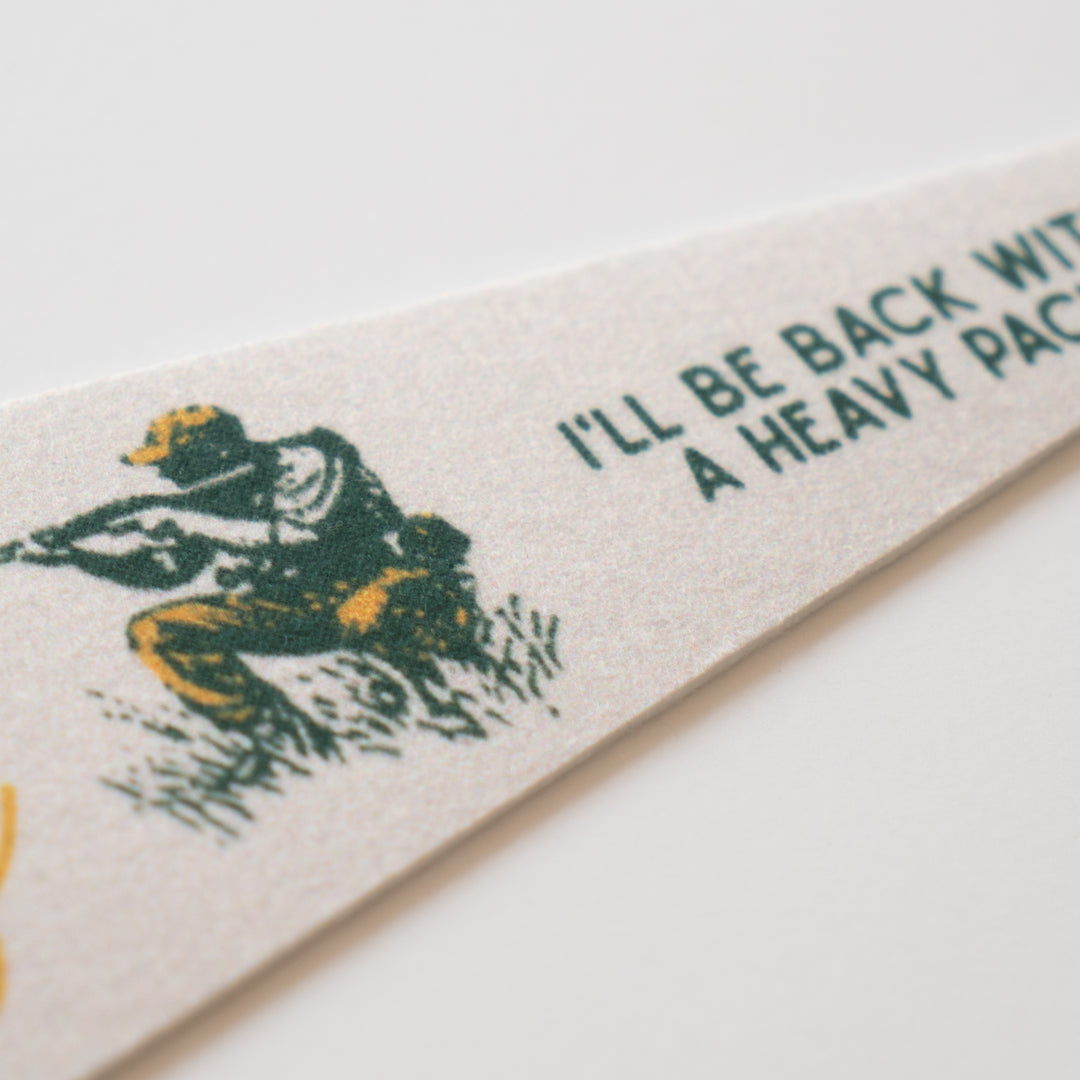 Gone Hunting Felt Pennant