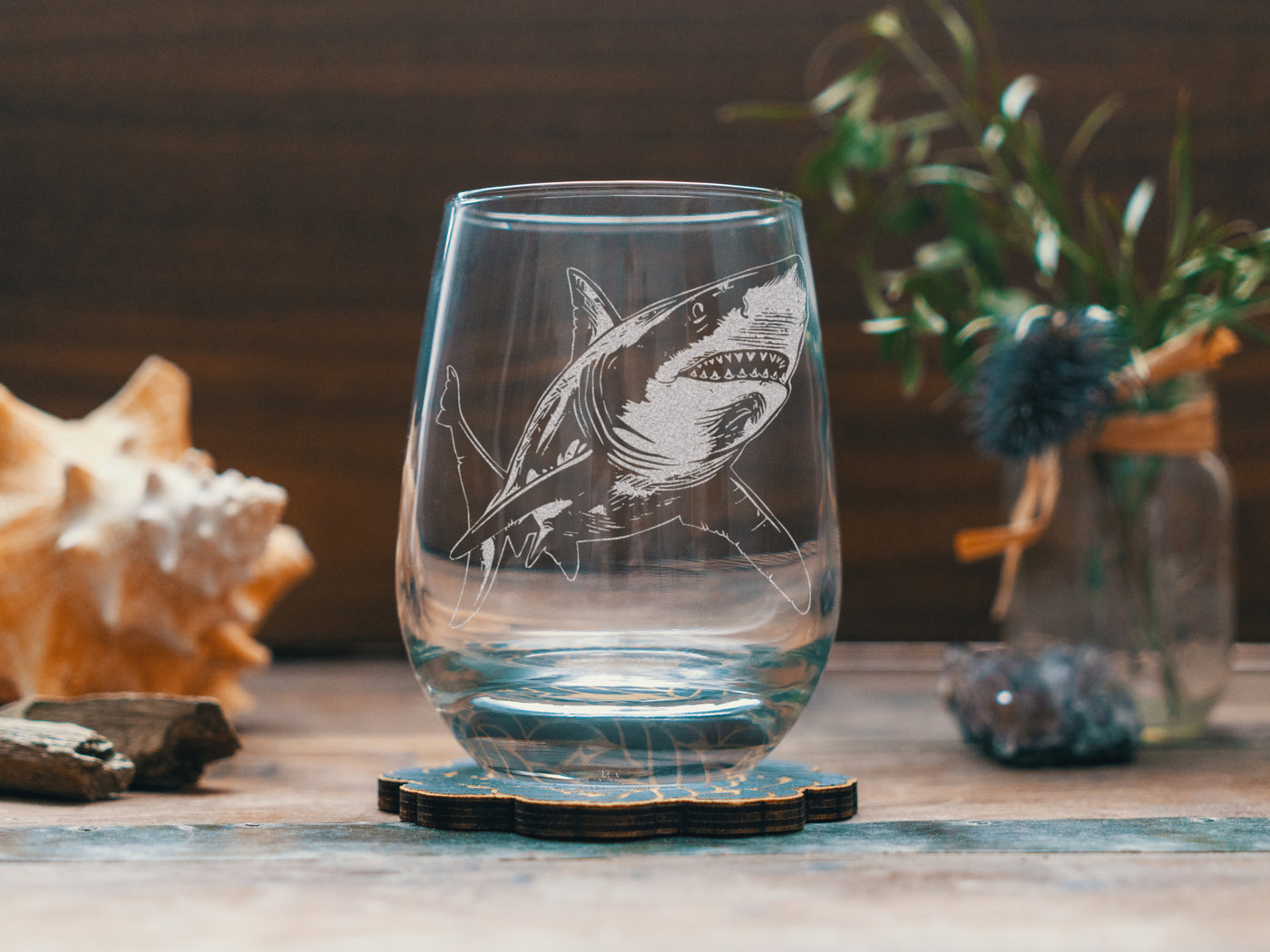 Great White Shark Glasses