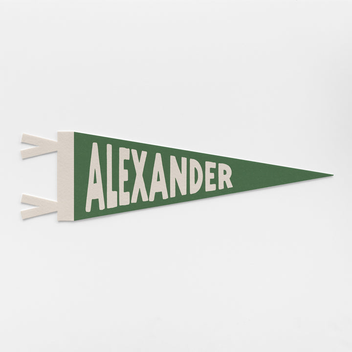 Custom Fun Name Sign Felt Pennant
