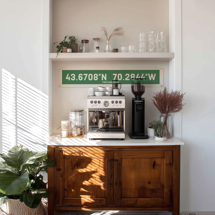 Custom Coordinate Felt Banner