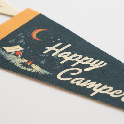 Happy Camper Felt Pennant