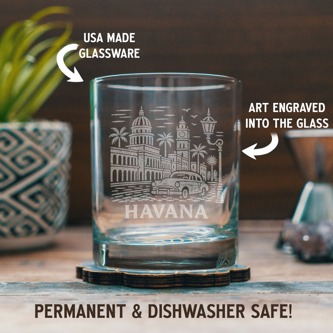 Havana Cuba Glasses