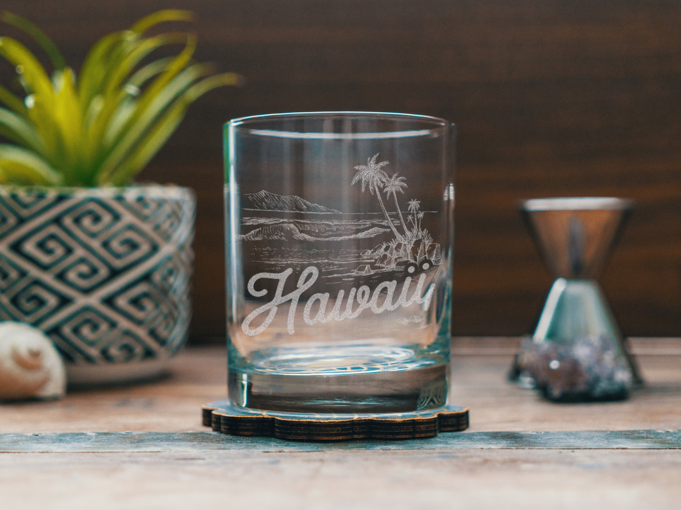 Hawaii State Glassware