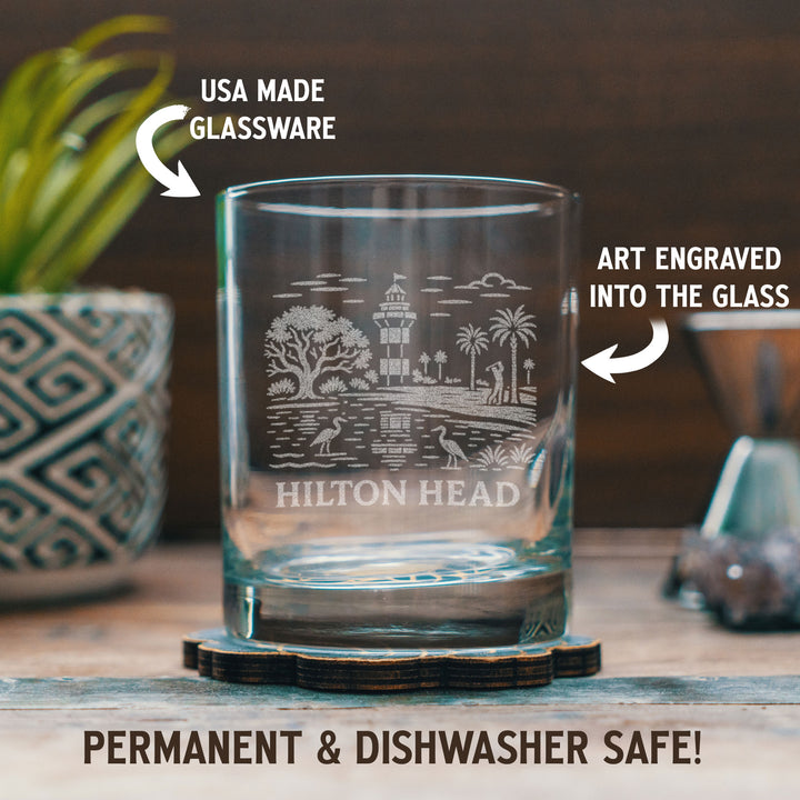Hilton Head South Carolina Glasses