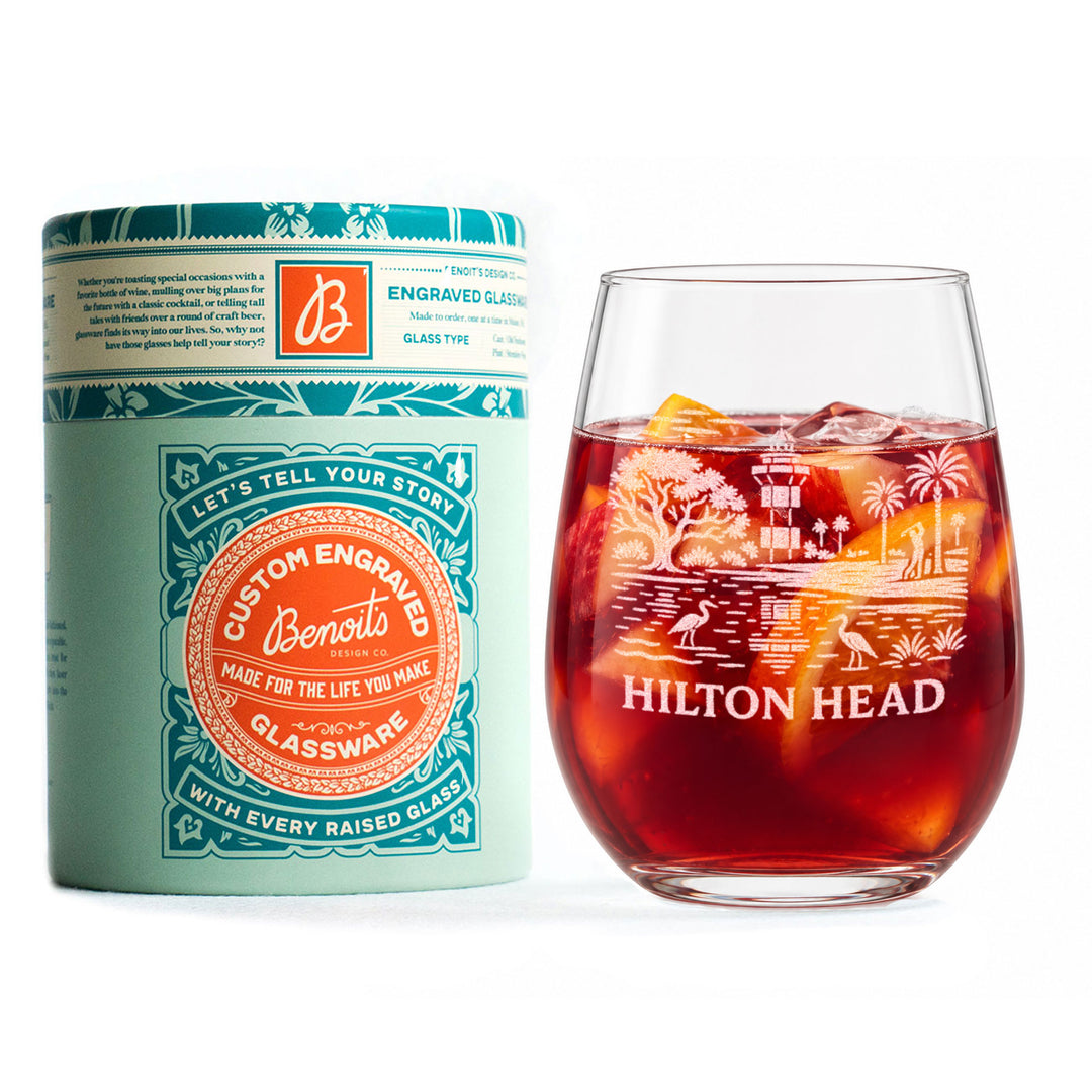 Hilton Head South Carolina Glasses
