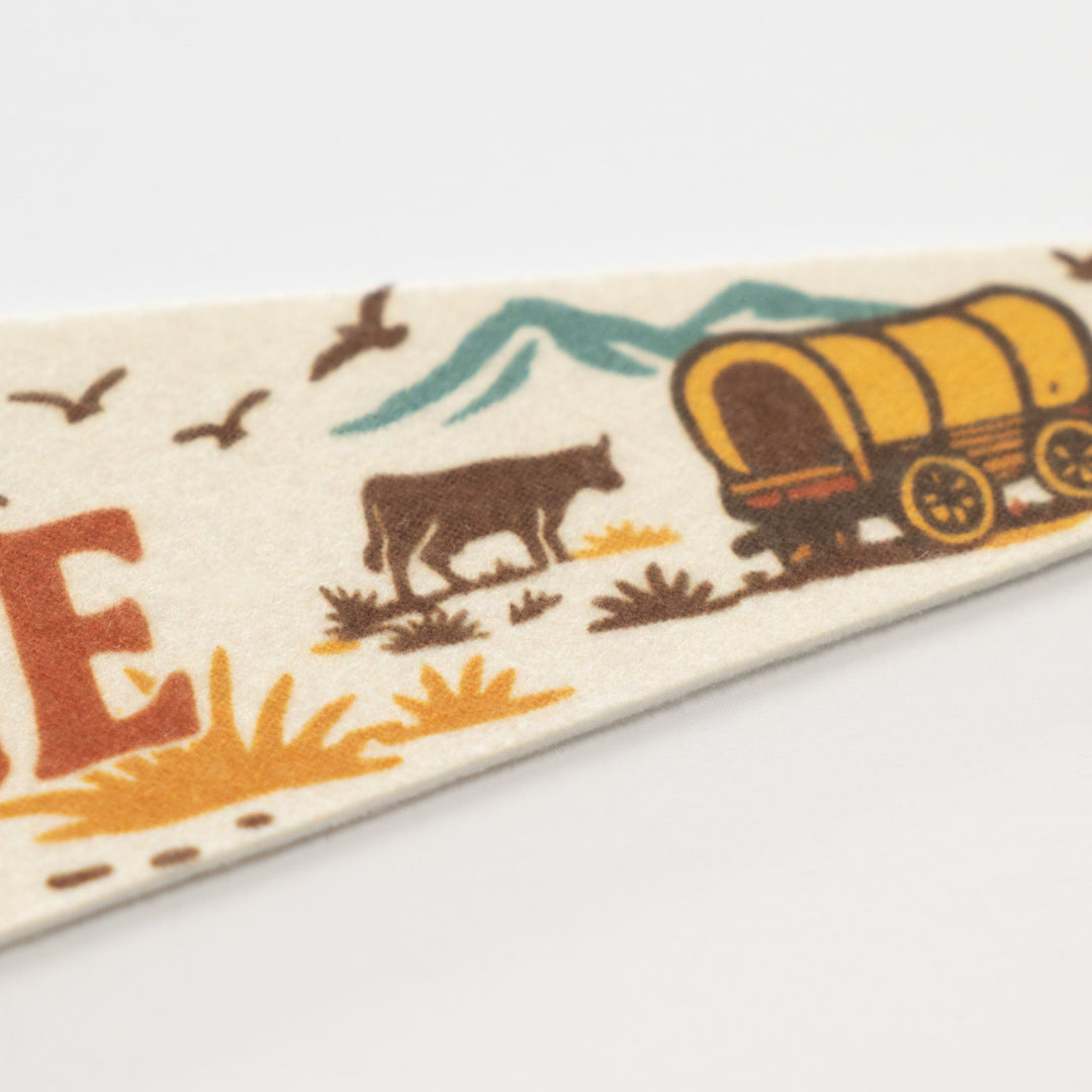 Home on the Range Felt Pennant